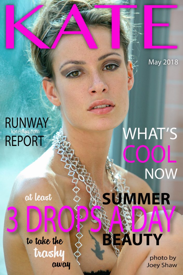 kate magazine cover by joey shaw